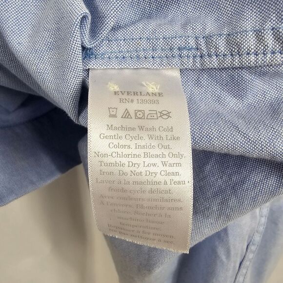 Everlane The Oxford Shirtdress Blue Base - Size XS - Picture 10 of 12
